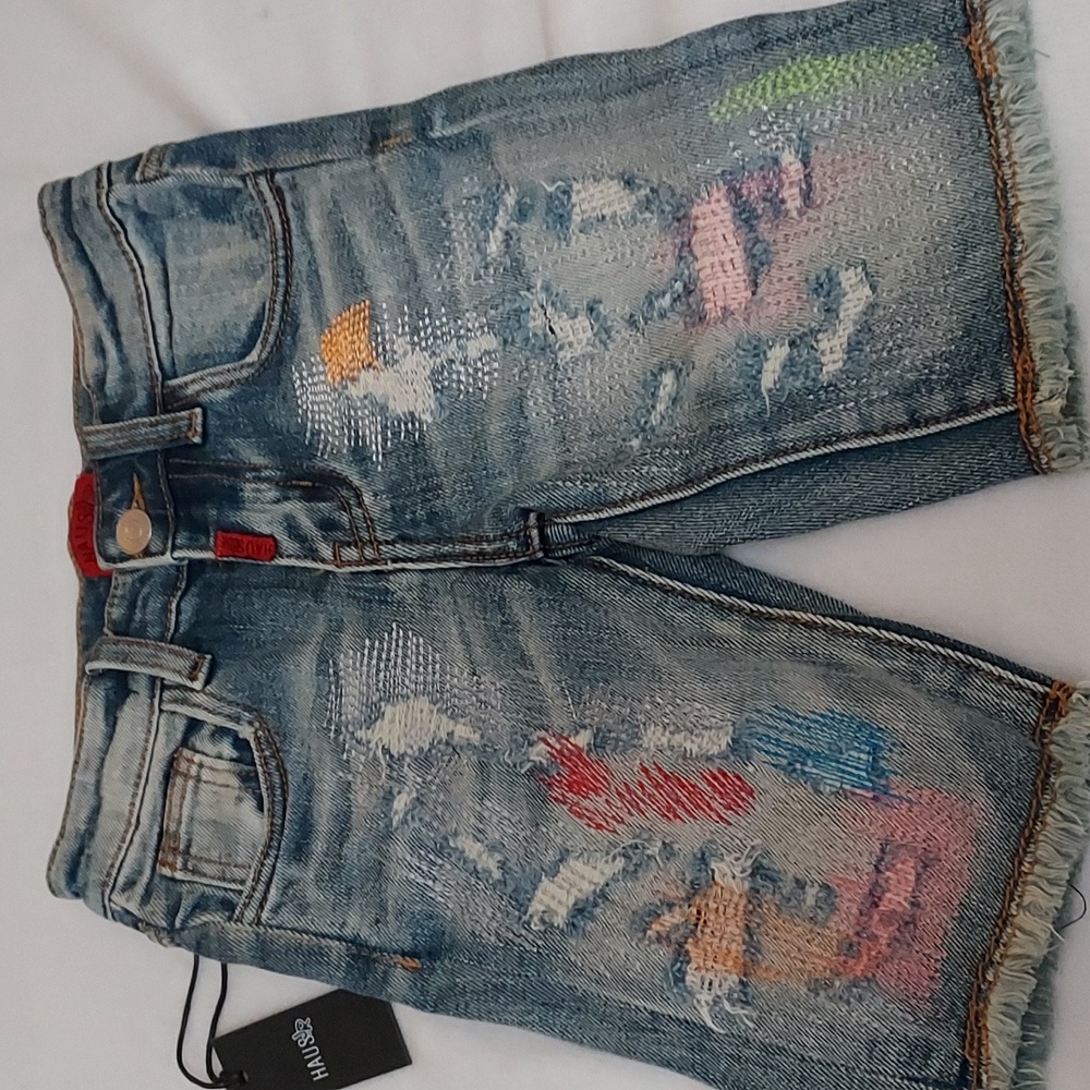 Haus of jr Aro unisex denim shorts